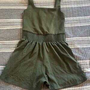 NWT Women’s XS 24/7 Green Romper